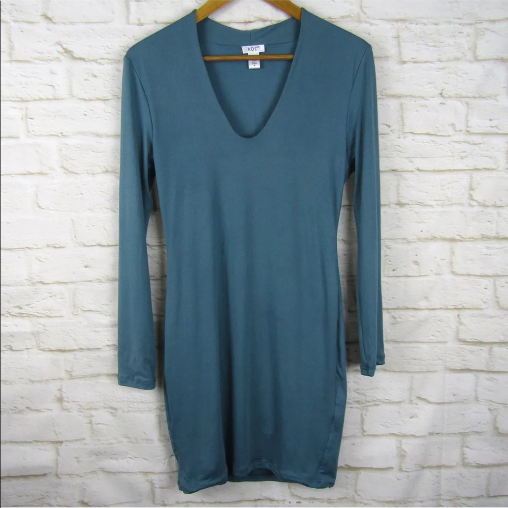 ADC Soft & Cozy Long Sleeve Dress Mini Dress M
